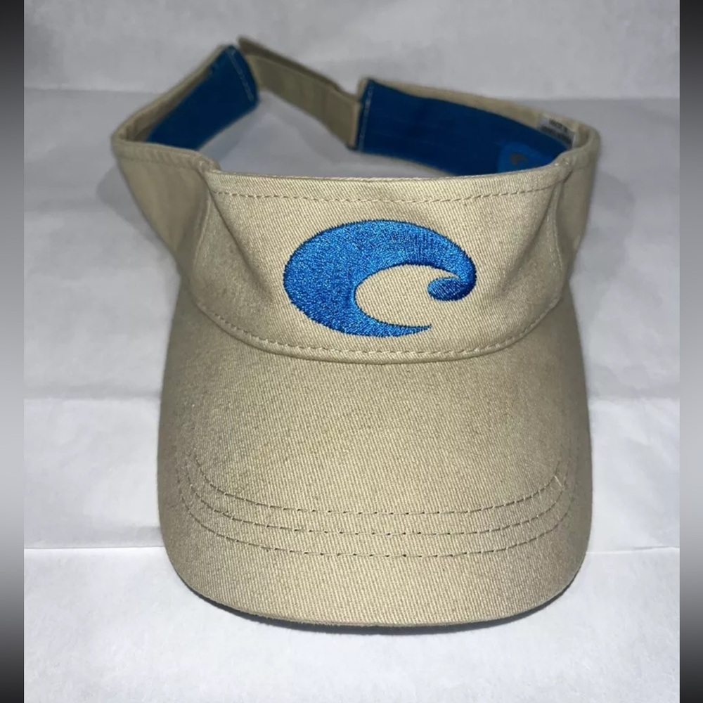 Costa Del Mar Sun Golf Visor Adjustable Hat Cap Sail Surf Unisex